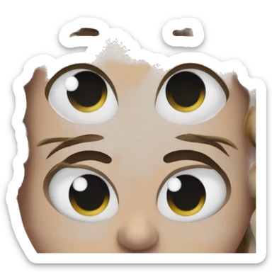 alguien con ojeras sticker