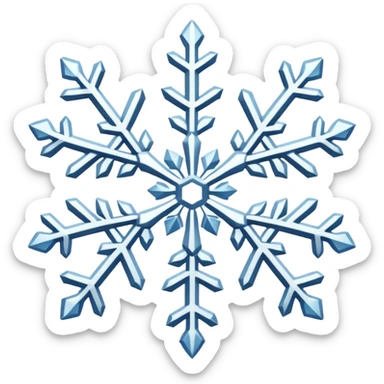 Snowflake Pattern sticker