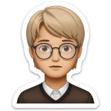 kim taehyung do bts moreno de óculos  sticker