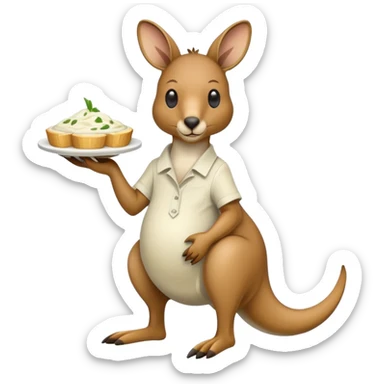 Ranch dressing kangaroo sticker