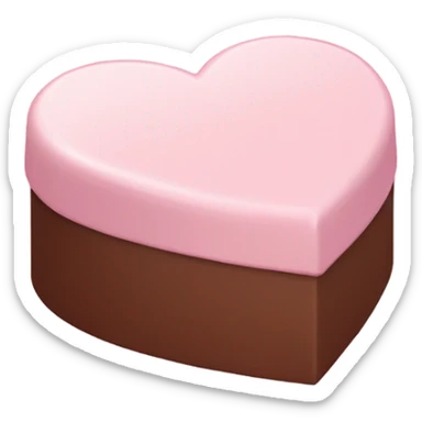 heart chocolate box pink pastel sticker