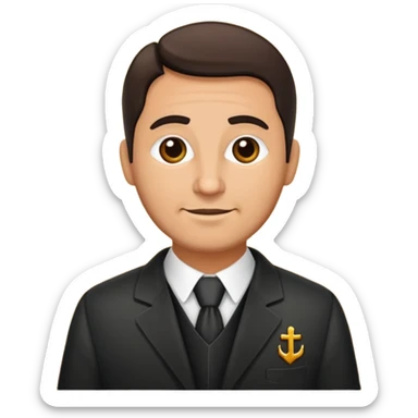 Pastor alemán color negro marrón sticker