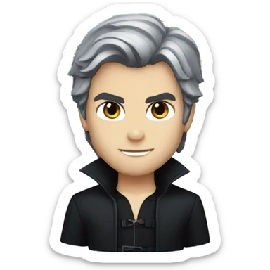 Damon Salvatore vampire MINI sticker