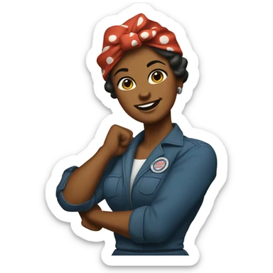 rosie the riveter sticker