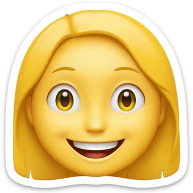 Minori Hanasato from Project Sekai as a smiley face emoji sticker