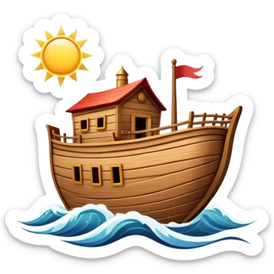 Noah's ark emoji  sticker