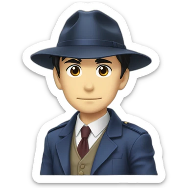Detective conan sticker