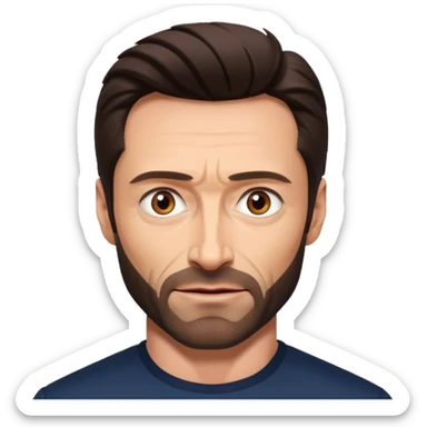 hugh jackman sticker