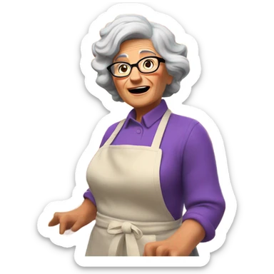 The biggest explosion ever caused by a grandma standing next to it ￼ sticker