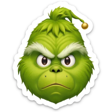 the grinch movie version sticker
