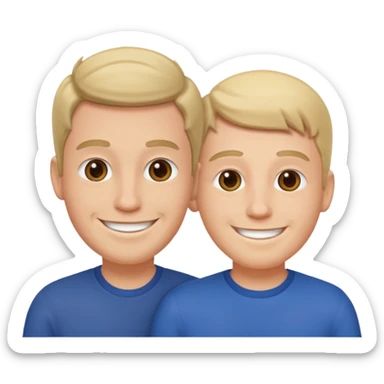 2 male Best buds in UK sticker
