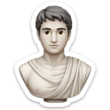fais une statue grecque homme sticker