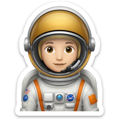 astronaut suit sticker