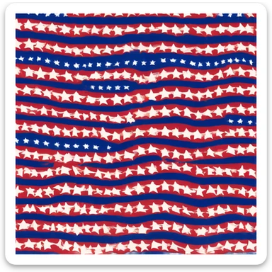 Flag of The United States of America  sticker