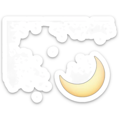 night-sky-with-moon sticker