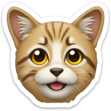 Emoji curieux sticker