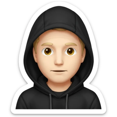 rich crypto billionaire who wants to hide from the world, blurry face sticker