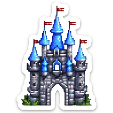 fantasy castle sticker