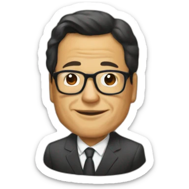 Presidente Gustavo Petro con neru sticker