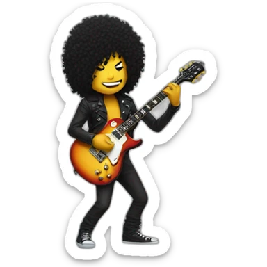 multiverse slash playing guitar sticker