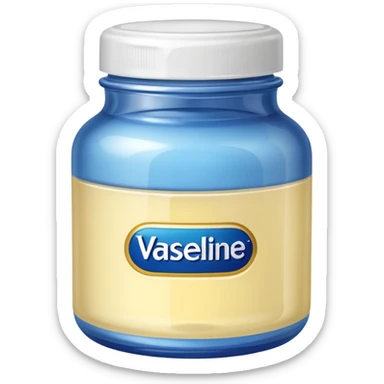 generate an ios genmoji of a vaseline sticker