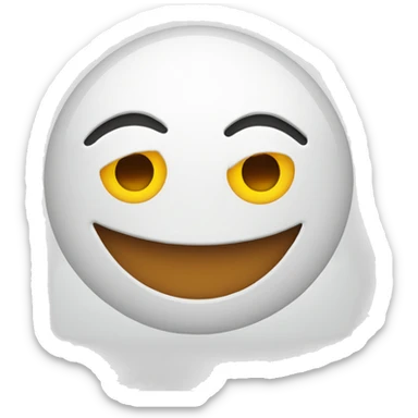 emoji smiling, one eye blinking  sticker