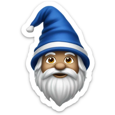 Gnome with blue hat and a "Y" Yale logo on the hat sticker