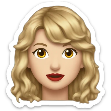 Taylor swift urgent sticker