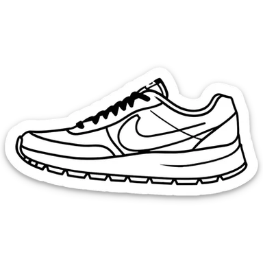 Nike swoosh logo sticker