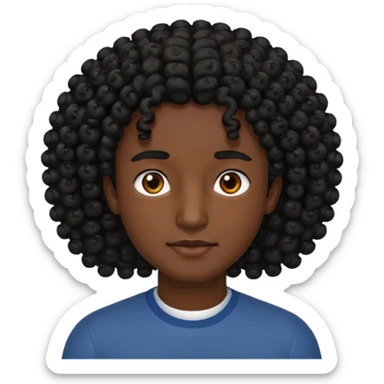 Lamine yamal pelo rizo sticker