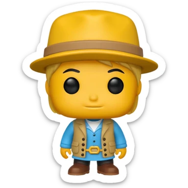 Wygenerenuj figurke funko pop bagiego i madzi sticker