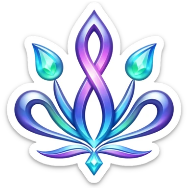 Capital M turns into a capital W and is mystical  sticker