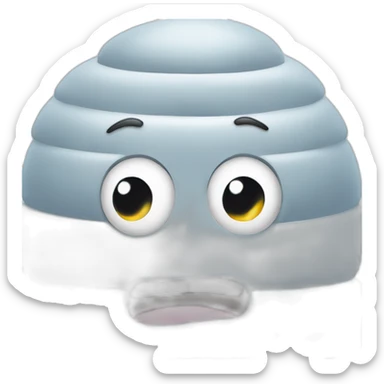 igloo not sure face sticker