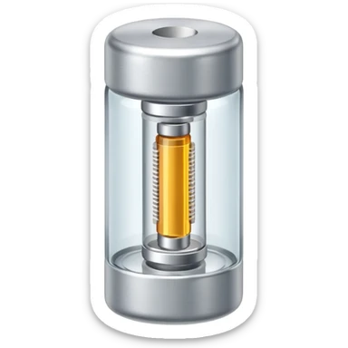 tiny glass fuse with metal caps sticker