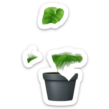 Pothos plant sticker