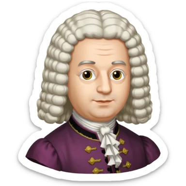 George Frideric Handel Composing sticker