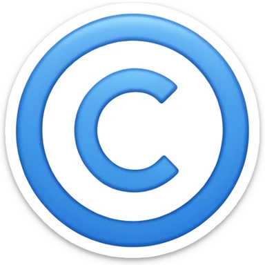 Una raya como ✔️ así pero azul y un círculo  sticker