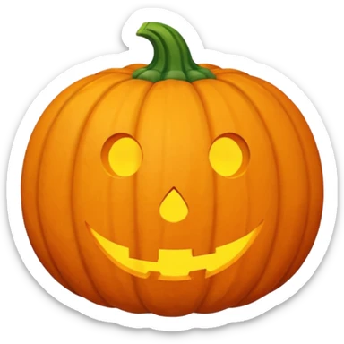 Pumpkin ball sticker