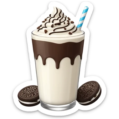 Oreo white smoothie and glaze on top  sticker