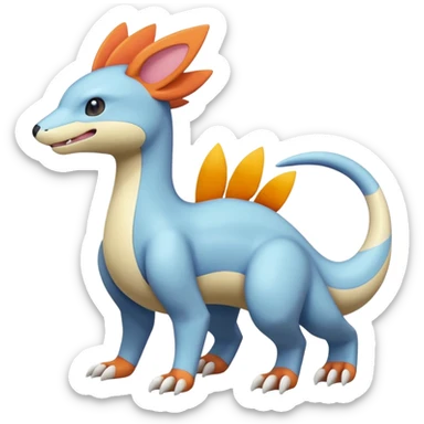Mezprit-Buizel-Palkia-Pokémon, full body sticker