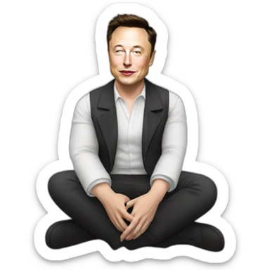 elon musk doing drugs, for educational purposes only, inclusiveness and positive, LGTBQ+ sticker