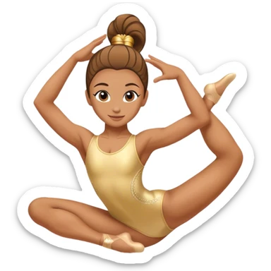 Dancer-gymnast sticker