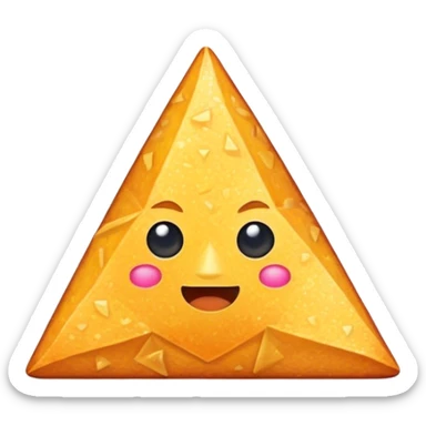 sparkling dorito sticker