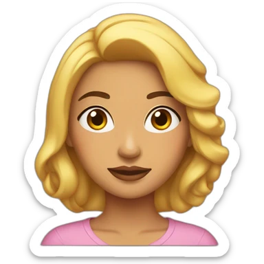 Morena gordita  sticker