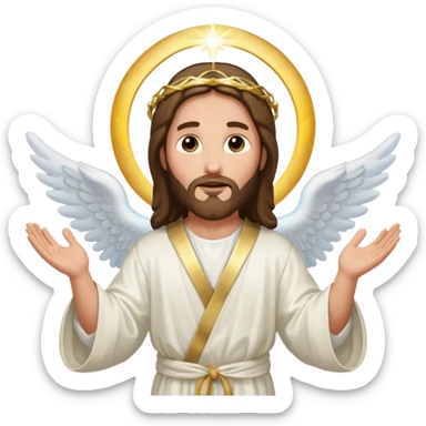 jesus go to the heaven sticker