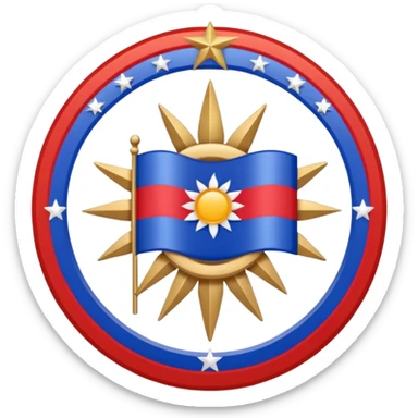 Assyrian flag  sticker