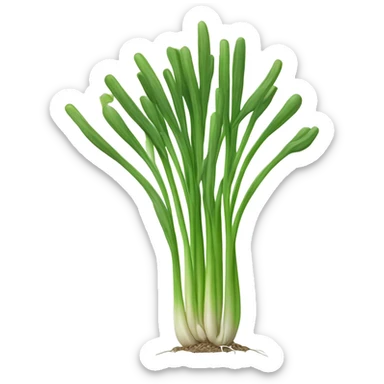scallion plant sticker