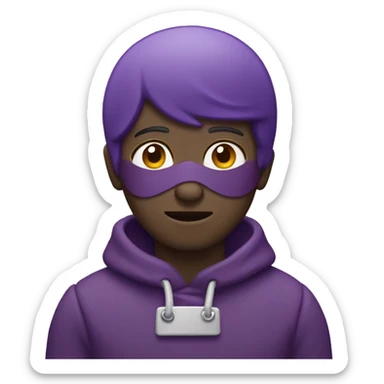 invalid on aubergine sticker