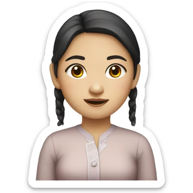 Vietnamese girl sticker