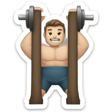 Strongman log lift  sticker